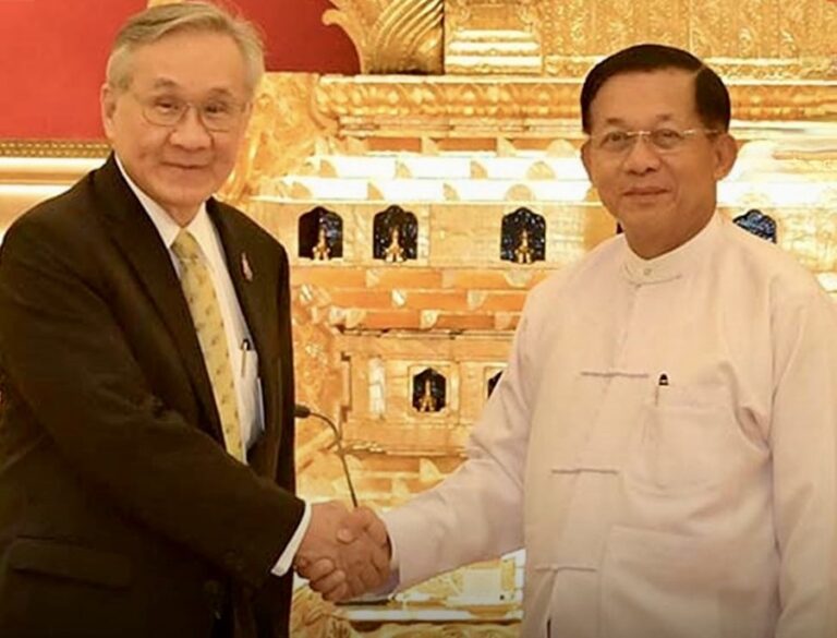 THAÏLANDE – BIRMANIE : Le chef de la diplomatie thaïlandaise rencontre le général Min Aung Hlaing