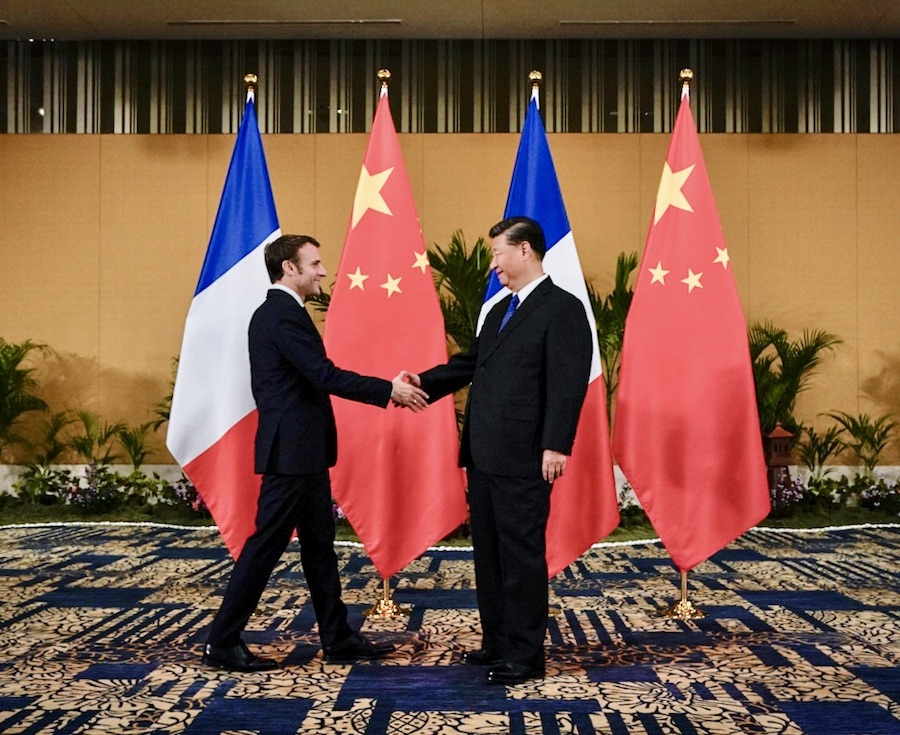 voyage en chine macron 2023