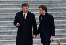 Emmanuel Macron Xi Jinping