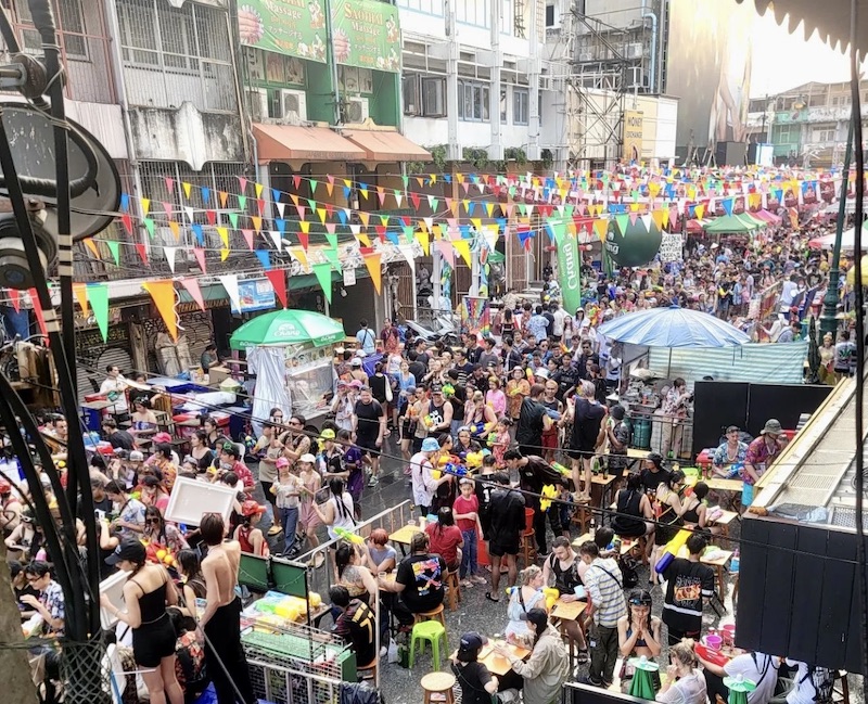 Khao San road Songkran