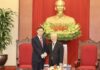 VIETNAM – DIPLOMATIE : Le chef du parti Communiste Vietnamien reçoit le représentant chinois du Guangxi Liu Ning visite Vietnam