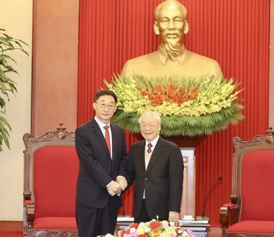 VIETNAM – DIPLOMATIE : Le chef du parti Communiste Vietnamien reçoit le représentant chinois du Guangxi Liu Ning visite Vietnam