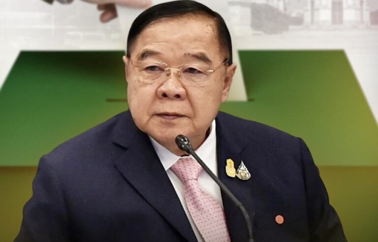 THAÏLANDE – POLITIQUE : Le vice premier ministre Prawit Wongsuwon n’est pas un grand orateur, et alors ? 
