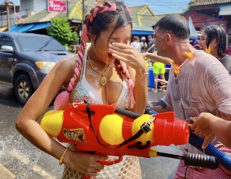 Songkran fille Samui