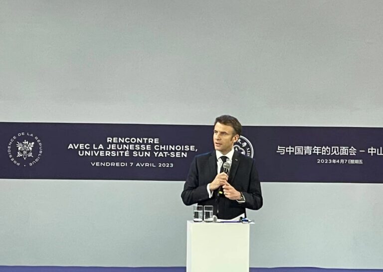 CHINE – FRANCE : Un thé présidentiel pour clore la visite d’État d’Emmanuel Macron