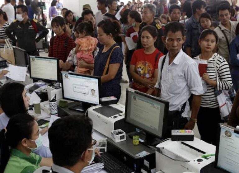 THAÏLANDE – SOCIÉTÉ : Plus de services administratifs pour les migrants jusqu’aux élections