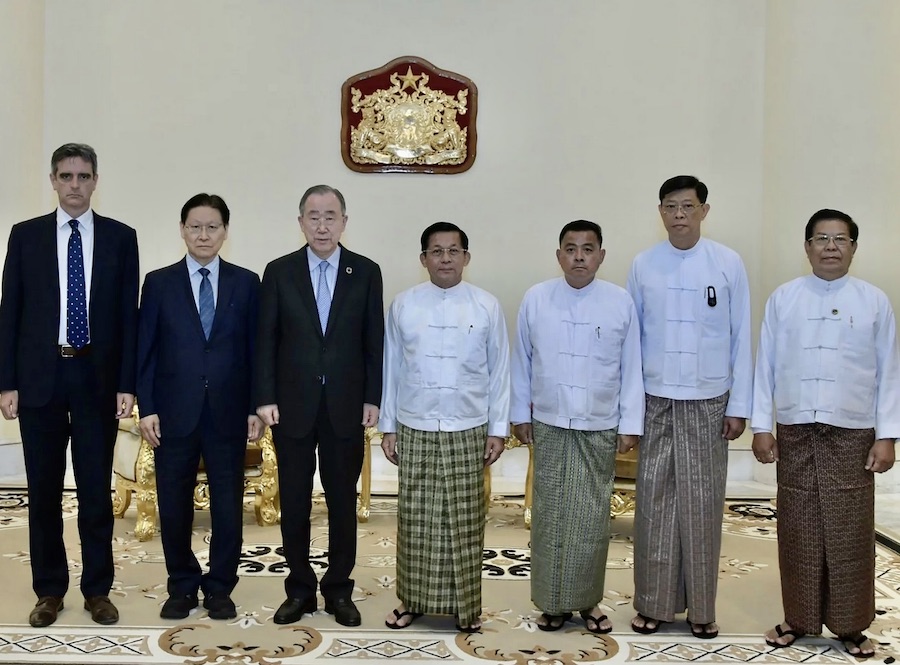 Ban Ki-moon Birmanie