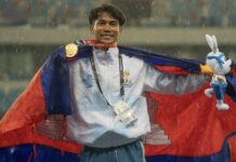 CAMBODGE – SPORT : Le Cambodge se hisse à la deuxième place au 6e jour des SEA Games 2023 Chhun Bunthorn