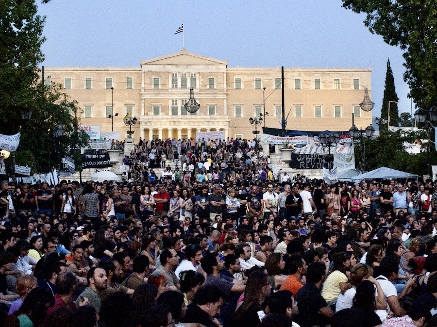 Manifestations grecques