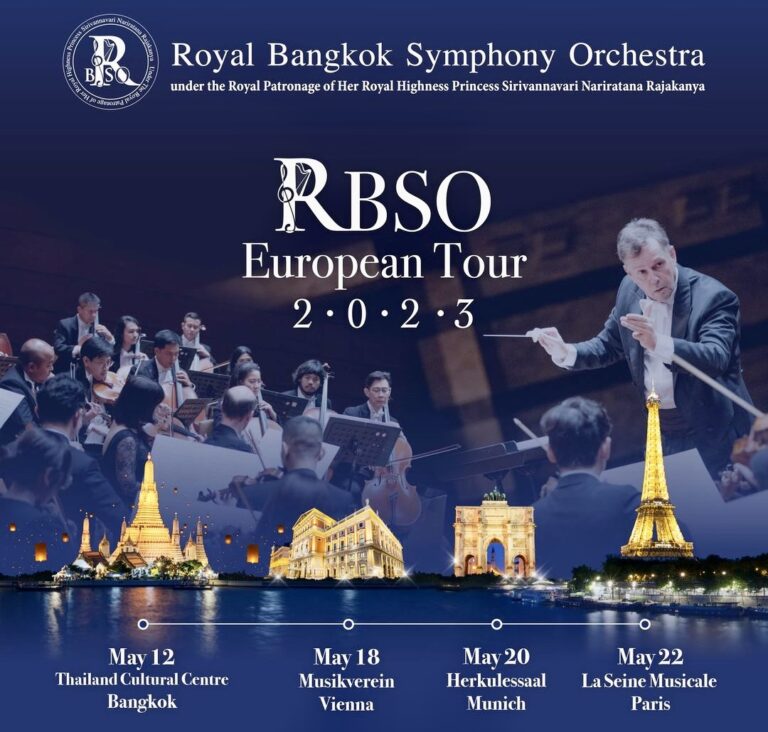 THAÏLANDE – FRANCE : L’orchestre symphonique de Bangkok à Paris le 22 mai