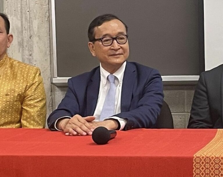 CAMBODGE – TRIBUNE : Pour Sam Rainsy, les prochaines élections cambodgiennes auront un impact régional