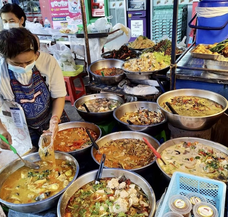 cuisine de rue en Thailande
