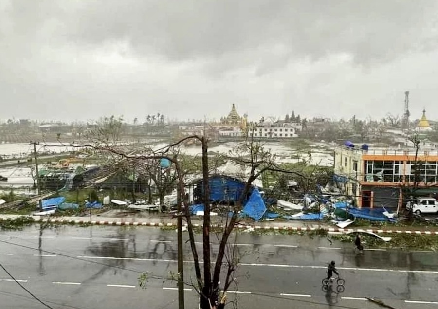 cyclone Mocha Birmanie