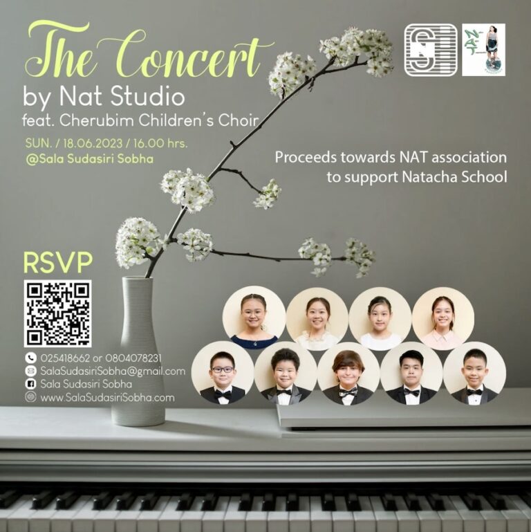 BANGKOK – COMMUNAUTÉ : Le 18 juin, concert de Nat Studio avec la chorale Cherubim