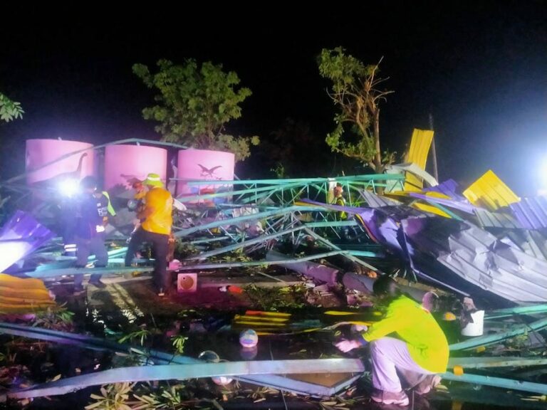 THAÏLANDE – DRAME : Une tempête dévastatrice fait 6 morts à Phichit