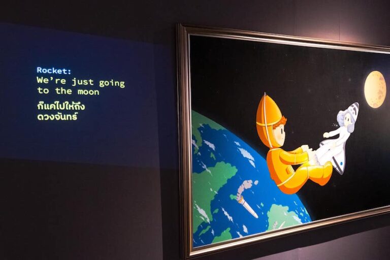 BANGKOK – EXPOSITION : Depuis le 8 juin, « To the moon and (never) back » est présentée au RCB