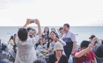 Touristes coréens en Thaïlande