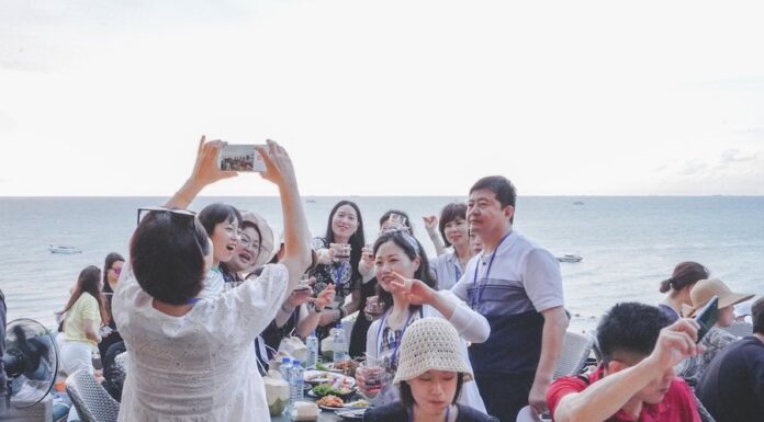 Touristes coréens en Thaïlande
