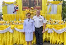 THAÏLANDE – FRANCE : Les anciens combattants célèbrent le Roi Rama X à Korat Facs Thaïlande anniversaire Rama-X