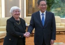 Janet Yellen en Chine