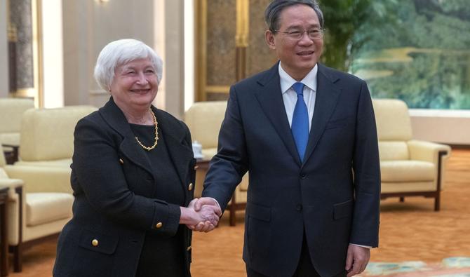 Janet Yellen en Chine