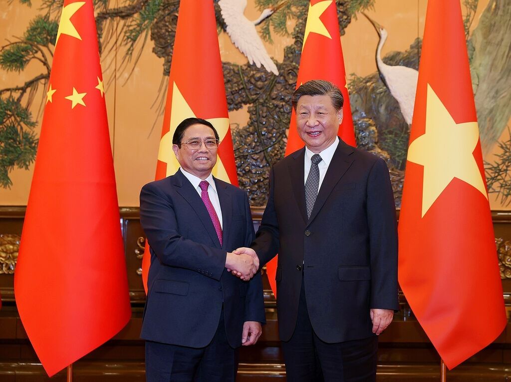 Pham Minh Chinh Xi Jinping