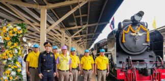Train vapeur Thaïlande