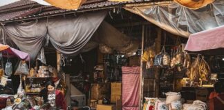 Marché cambodgien
