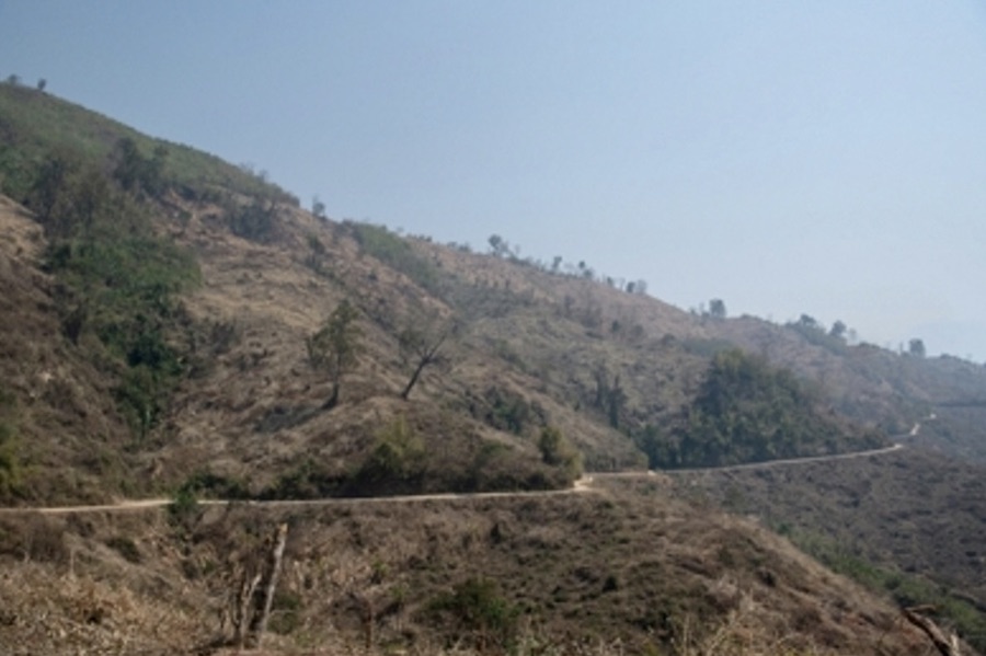 La piste qui reliait les villages de la vallée de la Seng