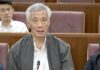 Lee Hsien Loong au parlement