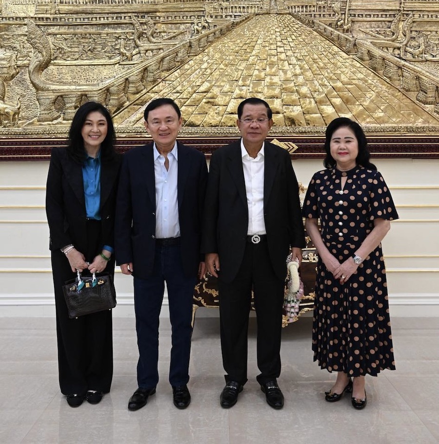 Thaksin Yinluck Cambodge