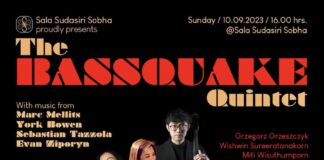 The Bassquake quintet concert Bangkok