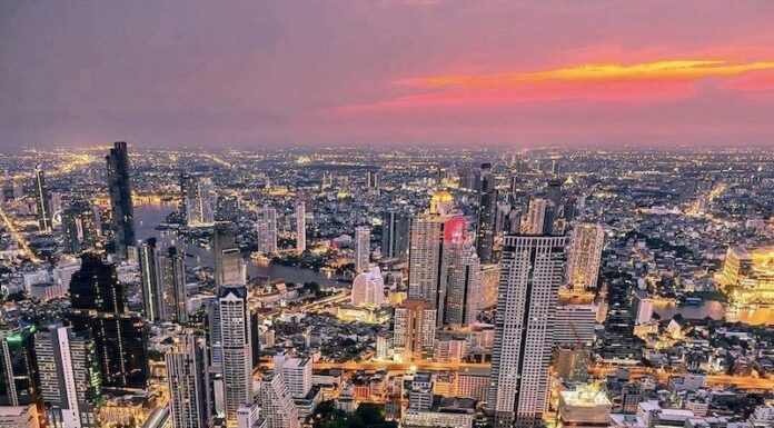 Les crépuscules de Bangkok - roof top