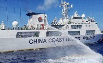 ASIE – DÉFENSE : Les États-Unis montent le ton contre Pékin en mer de Chine du sud garde côte chinois