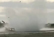 THAÏLANDE – NAUFRAGE : Un bateau d’excursion coule au large de Phetchaburi Trombe naufrage bateau Thaïlande
