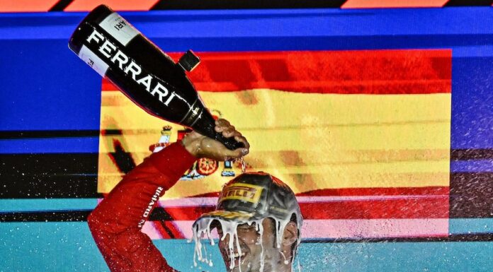 Carlos Sainz Singapour Ferrari