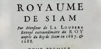Simon de La Loubère Du royaume de Siam
