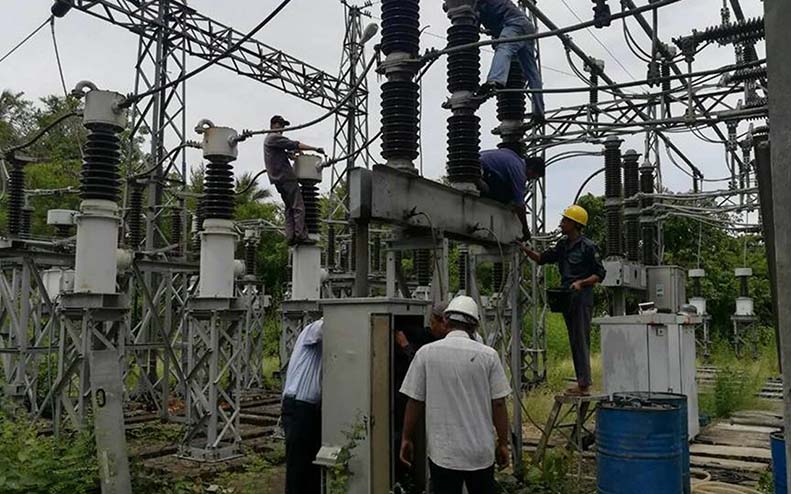 électricité en Birmanie