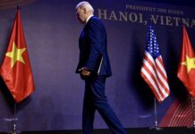 VIETNAM – DIPLOMATIE : La conférence de presse de Joe Biden à Hanoï moquée dans le monde entier Joe Biden Vietnam press conference