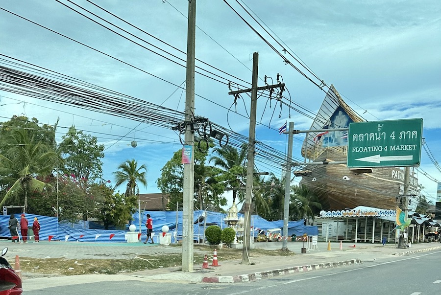 Marché flottant Pattaya