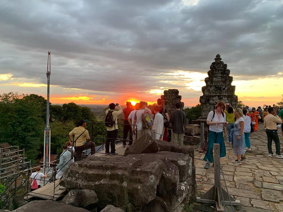 Phnom Bakheng Touristes