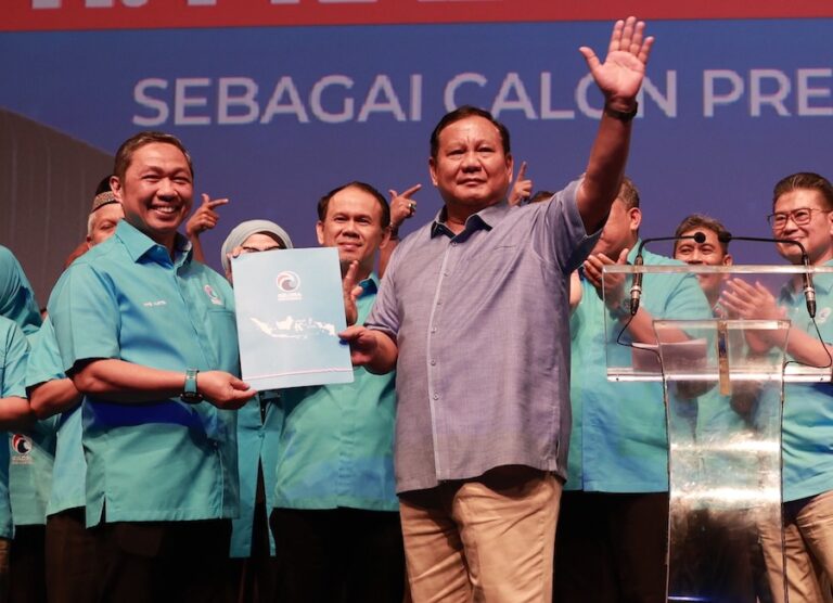 INDONÉSIE – POLITIQUE : Et si Prabowo devenait enfin président ?