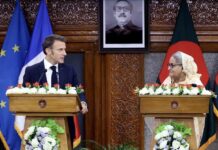 Sheikh Hasina - Emmanuel Macron
