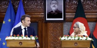 Sheikh Hasina - Emmanuel Macron