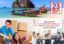 THAÏLANDE – FRANCE : Le 23 septembre à Bangkok, visitez le salon « Vivre et travailler en Thaïlande » salon vivre et travailler en thailande