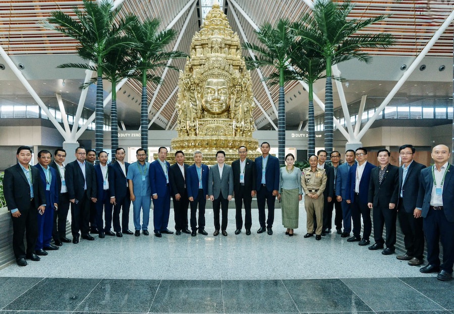 Inspection nouvel aéroport Siem reap Angkor