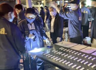 THAÏLANDE – DROGUE : Plus de 100 personnes contrôlées positives dans un club de Pathum Thani Test urine drogues police