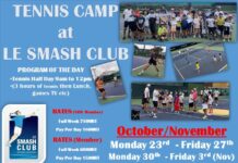 camp tennis octobre 2023