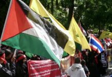 Manifestants pro palestiniens Bangkok
