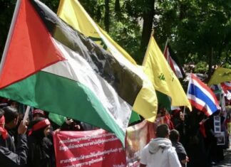 Manifestants pro palestiniens Bangkok